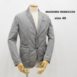 ◇マッシモレベッキ◇ナイロンジャケット◇グレージュ系◇サイズ46◇MASSIIMO REBECCHI◇