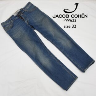 ◇JACOB COHEN◇PW622スリムジーンズ◇サイズ32(W85cm)◇インディゴ◇イタリア製◇ヤコブコーエン◇