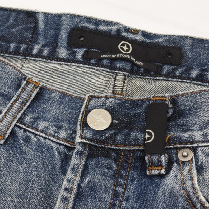 ストーンアイランド ストレートジーンズ サイズ31(W78cm) インディゴ ◇STONE ISLAND◇ストレートジーンズ◇サイズ31(W74cm