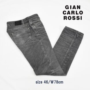 ◇ジャンカルロロッシ◇ウオッシュドジーンズ◇サイズ46(78cm)◇グレー◇イタリア製◇GIAN CARLO ROSSI◇