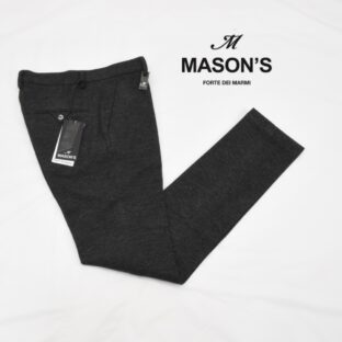 アウトレット◇MASON’S◇ジャージースリムパンツ◇サイズ48(W82cm)◇グレー◇ストレッチ◇メイソンズ◇