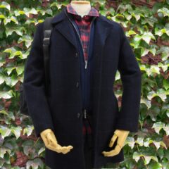 ウールコートを使ったカジュアルコーデは