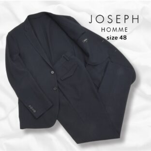 美品◇JOSEPH HOMME◇アクティブセットアップスーツ◇size48◇ネイビー◇春夏用◇ジョセフオム