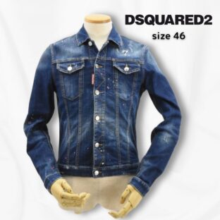 ディースクエアード Gジャン　サイズ46 DSQUARED2 - 【ラスト1点-サイズ46】 ICON Black Milky Wash